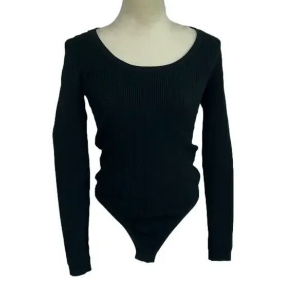 Express: NWT: Black Bodysuit: Size XS - Picture 1 of 9